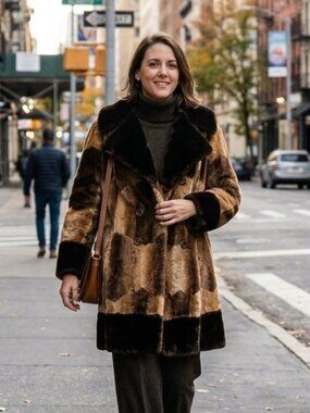 Vintage Faux Fur Coat